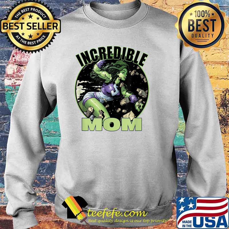 Marvel She Hulk Incredible Mom Portrait Shirt Sweater Marvel She Hulk Incredible Mom Portrait Shirt Sweater