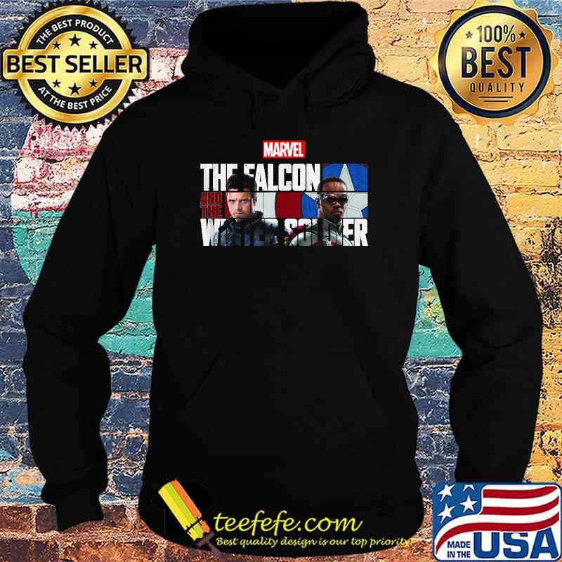 Marvel The Falcon And The Winter Soldier Faces Logo Shirt Hoodie Marvel The Falcon And The Winter Soldier Faces Logo Shirt Hoodie
