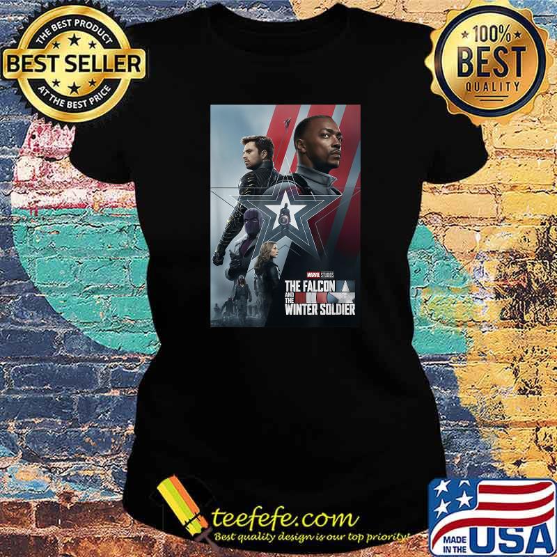 Marvel The Falcon and The Winter Soldier Series Poster Shirt Ladies tee Marvel The Falcon and The Winter Soldier Series Poster Shirt Ladies tee
