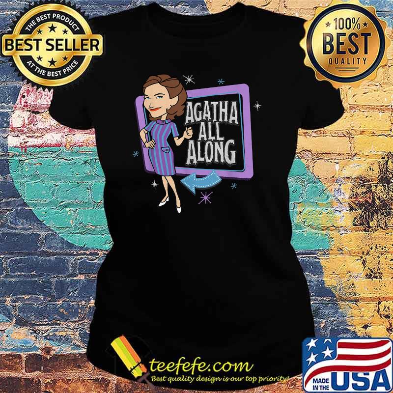 Marvel Wandavision Agatha All Along Retro Shirt Ladies tee Marvel Wandavision Agatha All Along Retro Shirt Ladies tee