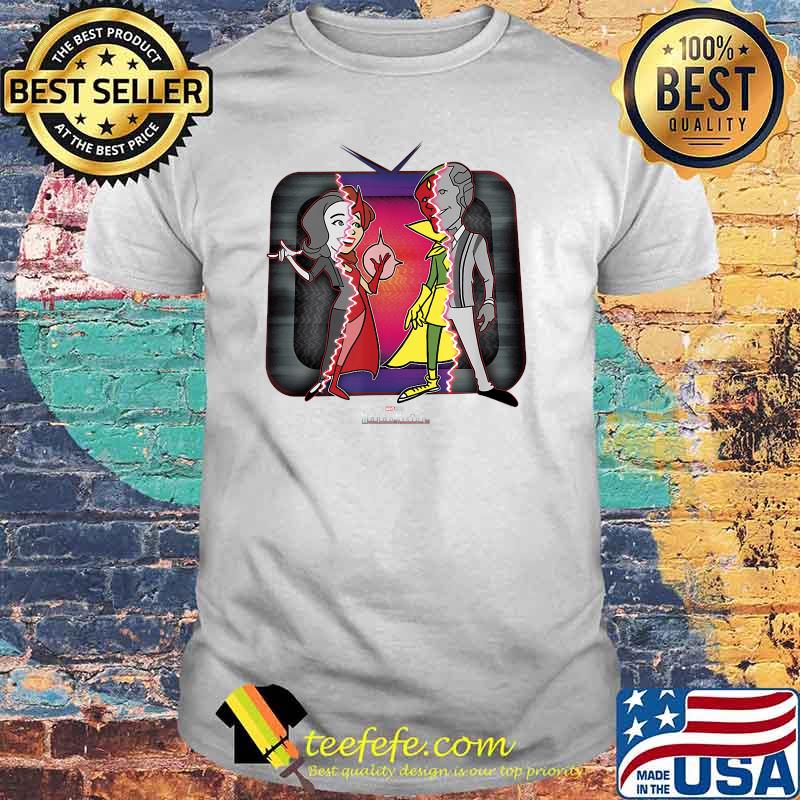 Marvel Wandavision Halloween Retro Cartoon Glitch Shirt Marvel Wandavision Halloween Retro Cartoon Glitch Shirt