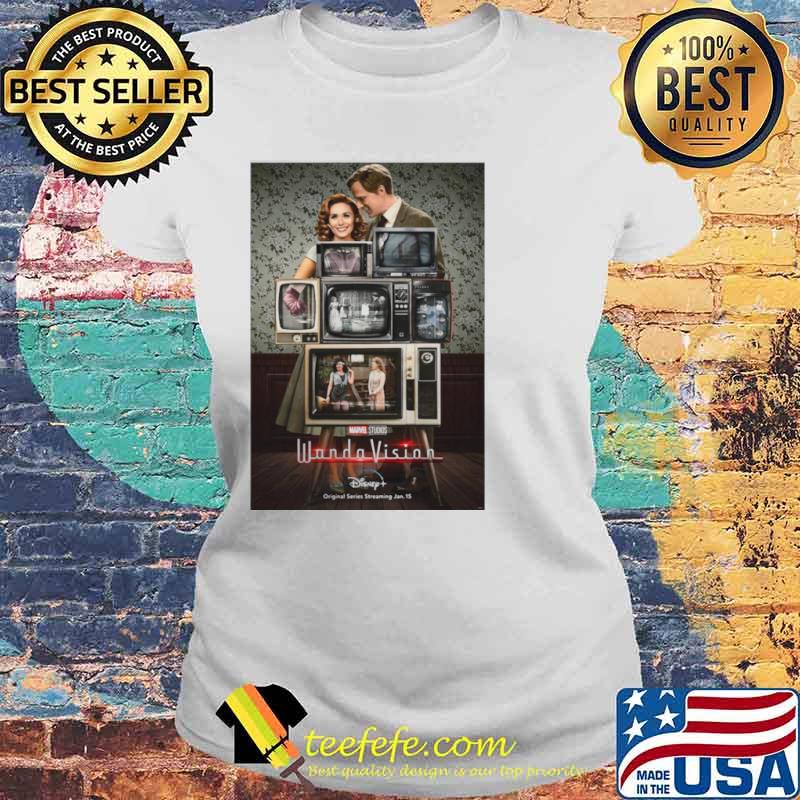 Marvel Wandavision Through The Years Laides tee Marvel Wandavision Through The Years Laides tee