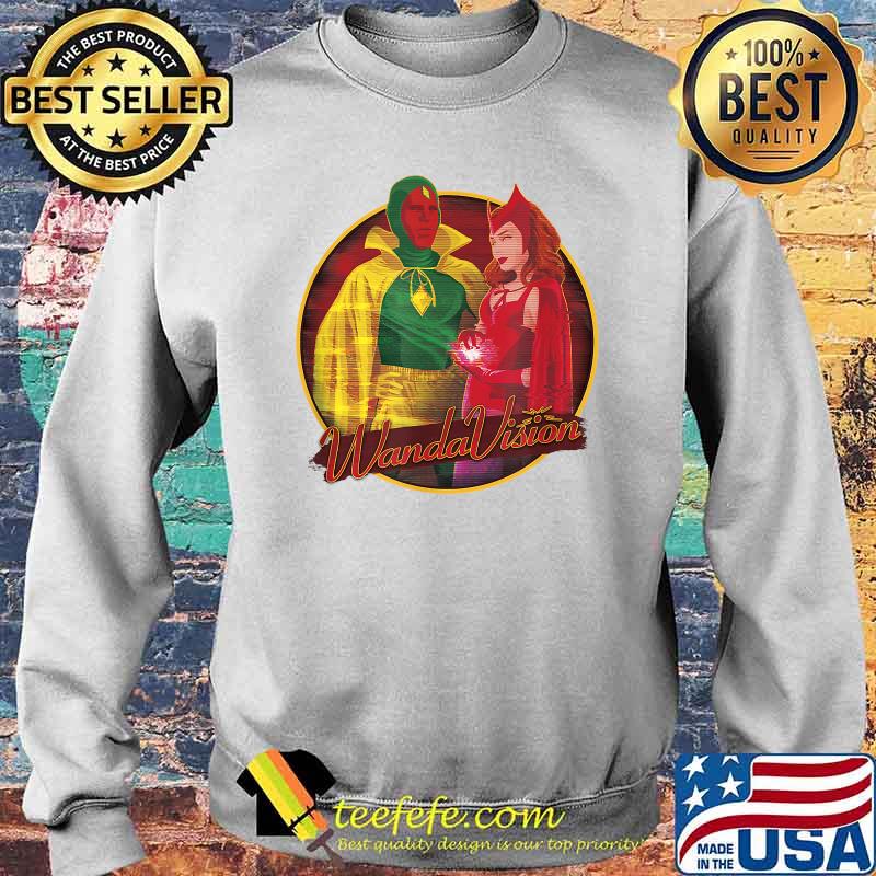 Marvel Wandavision Wanda And Vision Halloween Shirt Sweater Marvel Wandavision Wanda And Vision Halloween Shirt Sweater