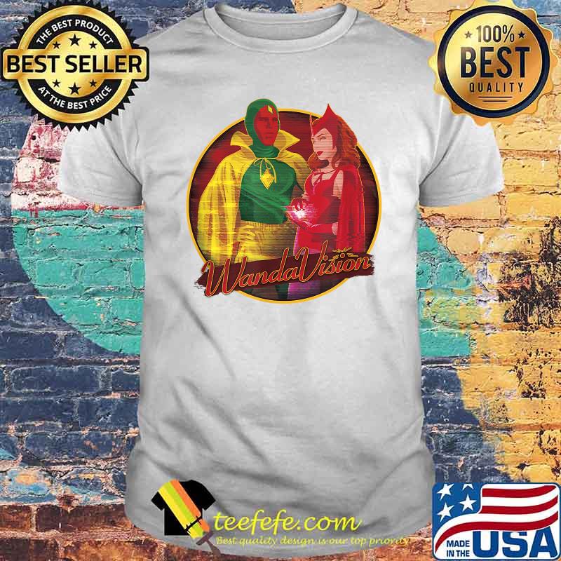 Marvel Wandavision Wanda And Vision Halloween Shirt Marvel Wandavision Wanda And Vision Halloween Shirt