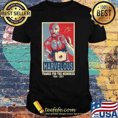 Marvelous Hagler Thanks For The Memories 1954 2021 Signature Retro Shirt