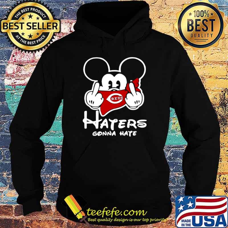 Mickey Mouse fuck Cincinnati Reds haters gonna hate Hoodie Mickey Mouse fuck Cincinnati Reds haters gonna hate Hoodie