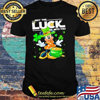 Minnie May The Luck Be With You Patrick Day Shirt