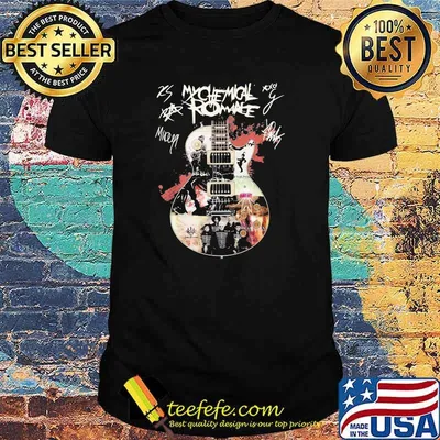 My Chemical Romance Guitar Signature Shirt