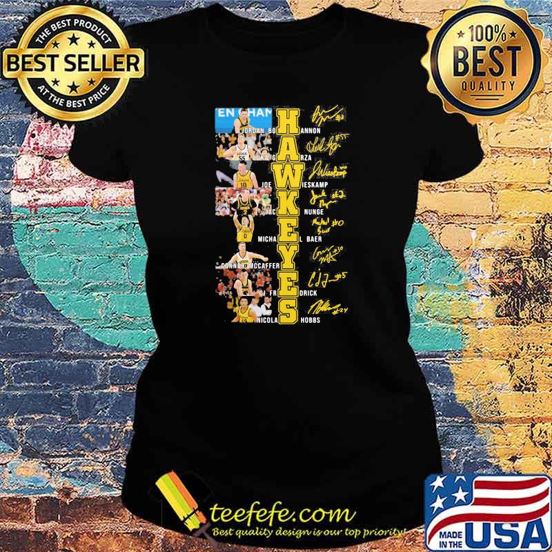 Name And Signature Player Team Hawkeyes Shirt Ladies tee Name And Signature Player Team Hawkeyes Shirt Ladies tee