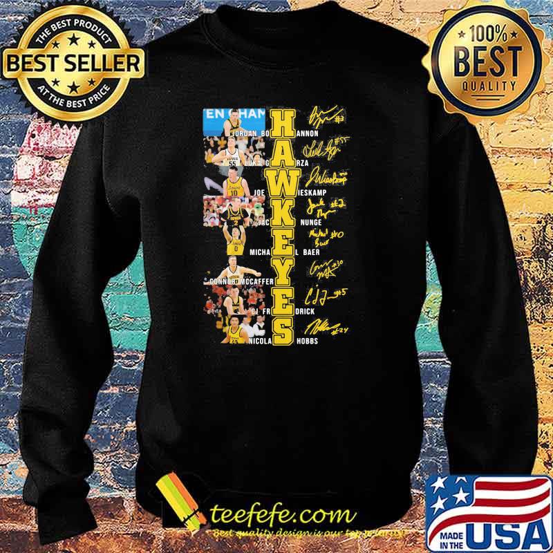 Name And Signature Player Team Hawkeyes Shirt Sweater Name And Signature Player Team Hawkeyes Shirt Sweater