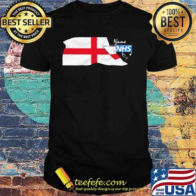 Name Nhs England Flag National Health Service Shirt