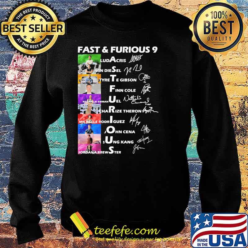 Name Player Of Fast And Furious Signature Shirt Sweater Name Player Of Fast And Furious Signature Shirt Sweater