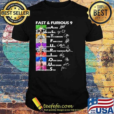 Name Player Of Fast And Furious Signature Shirt