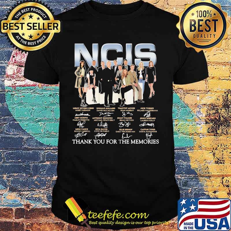 NCIS Thank You For The Memories Signature Shirt