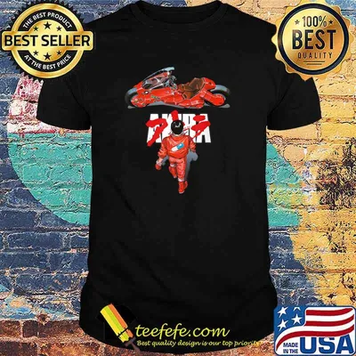 Neo Tokyo Akiras Art Motorcycle Biker Shirt