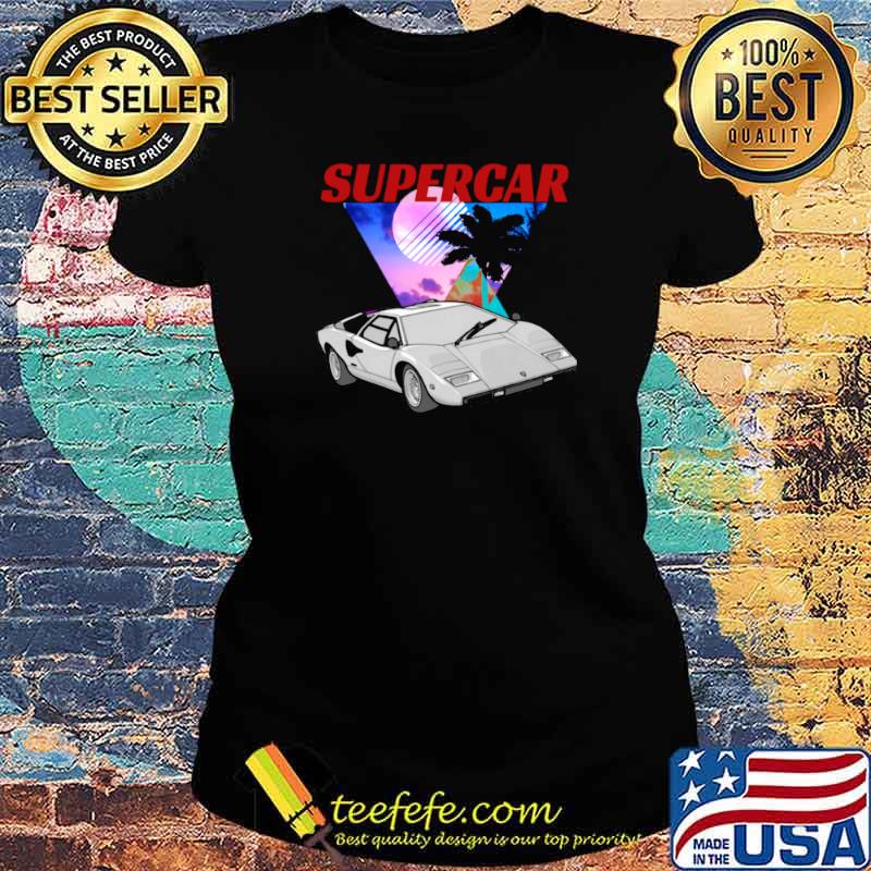 Nice retro style1990s Supercar Ladies tee Nice retro style1990s Supercar Ladies tee