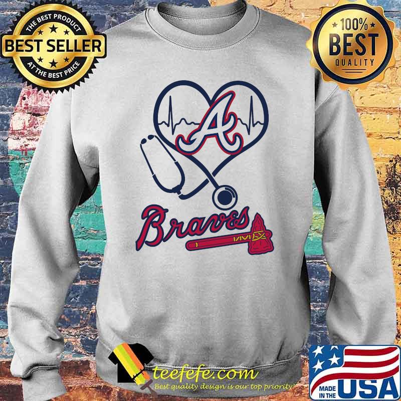 Nurse Atlanta Braves Football Shirt Sweater Nurse Atlanta Braves Football Shirt Sweater
