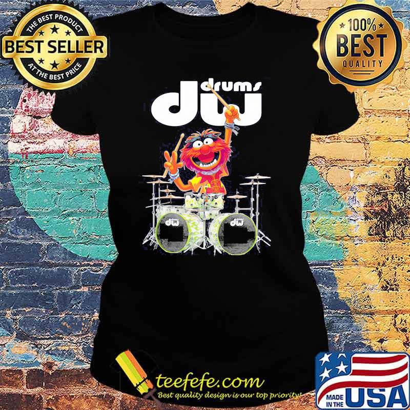 Official Drums Dw Muppet Shirt Ladies tee Official Drums Dw Muppet Shirt Ladies tee