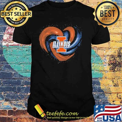 Official Heart Illinois baseball Shirt