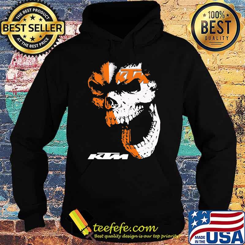 Official Skull With Logo Ktm Shirt Hoodie Official Skull With Logo Ktm Shirt Hoodie