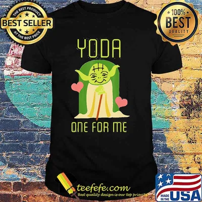 Old Yoda One For Me Heart Star Wars Shirt