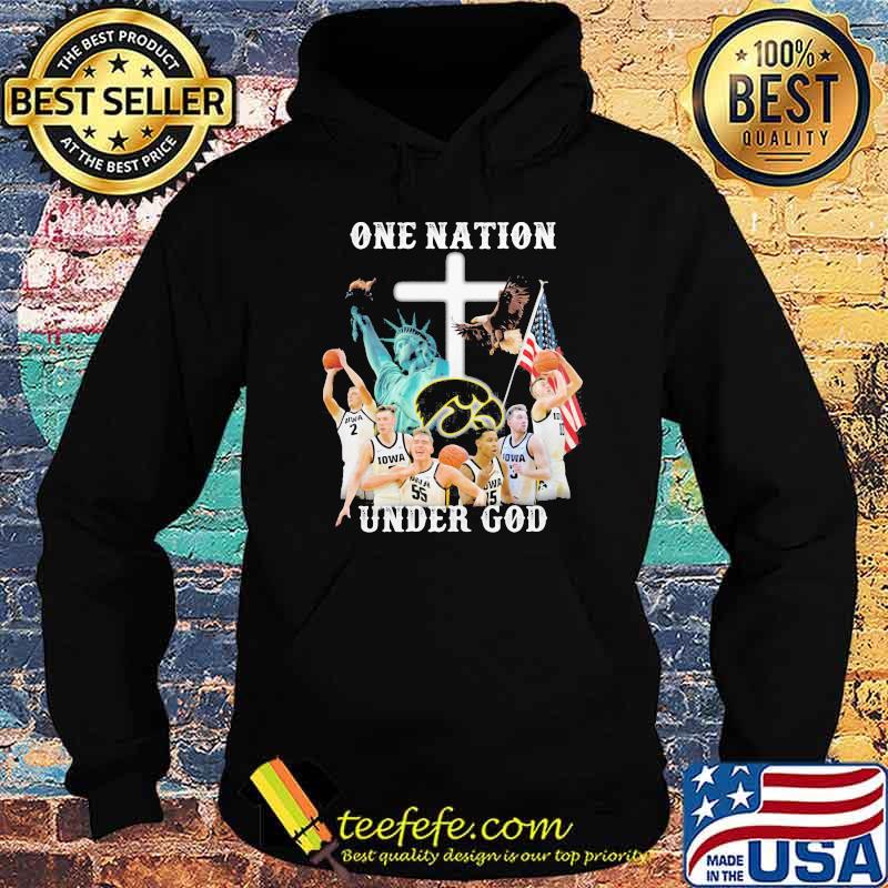 One Nation Under God Iowa Hawkeyes Shirt Hoodie One Nation Under God Iowa Hawkeyes Shirt Hoodie