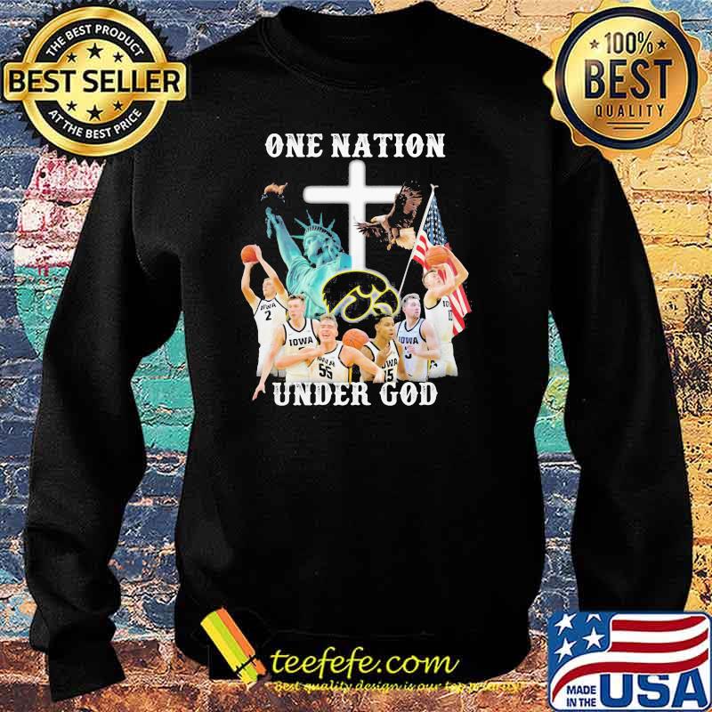 One Nation Under God Iowa Hawkeyes Shirt Sweater One Nation Under God Iowa Hawkeyes Shirt Sweater