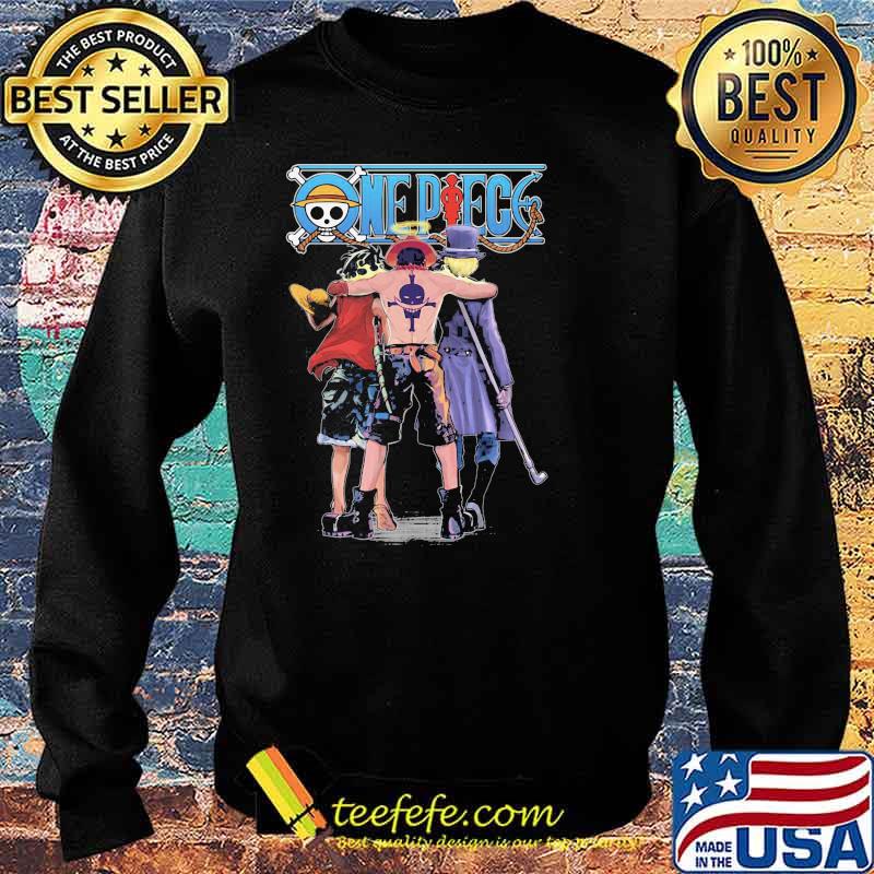 One Piece Cartoon Shirt Sweater One Piece Cartoon Shirt Sweater