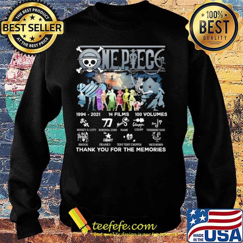 one piece thank you for the memories 2021 Sweater one piece thank you for the memories 2021 Sweater