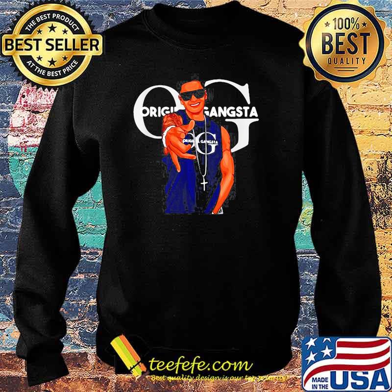 ORIGINAL GANGSTA PAULY D OG WITH SUNGLASSES AND CHAIN SHIRT Sweater ORIGINAL GANGSTA PAULY D OG WITH SUNGLASSES AND CHAIN SHIRT Sweater