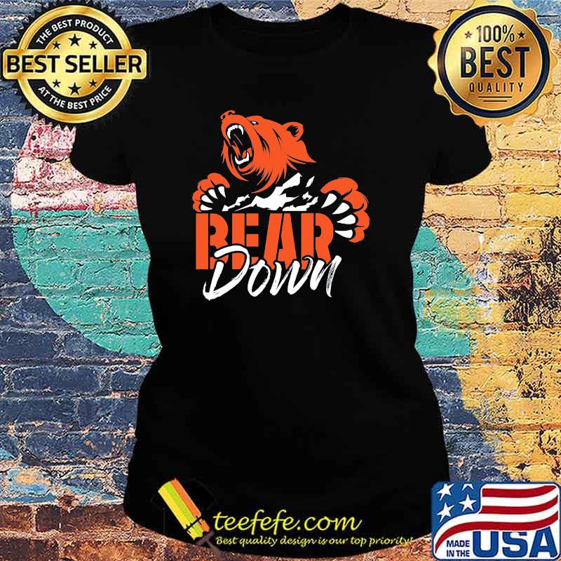 Passionists Chicago Football Fans Bear Down Shirt Ladies tee Passionists Chicago Football Fans Bear Down Shirt Ladies tee