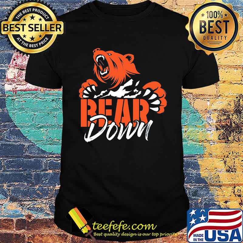 Passionists Chicago Football Fans Bear Down Shirt Passionists Chicago Football Fans Bear Down Shirt