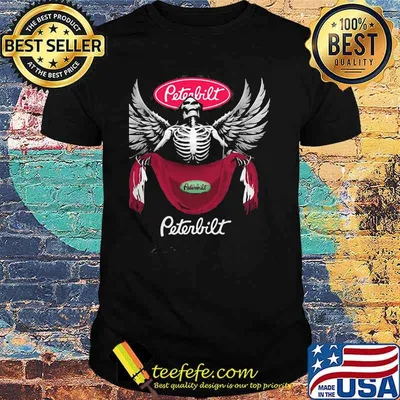Peterbilt Skull Flag Shirt