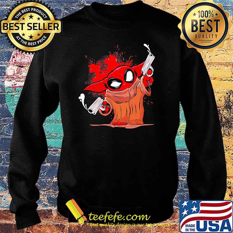 Pew Pew Baby Yoda Gun Shirt Sweater Pew Pew Baby Yoda Gun Shirt Sweater