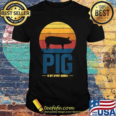 Pig Is My Spirit Vintage Shirt