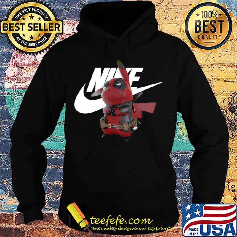 Pikachu And Deadpool Pikapool Nike Hoodie Pikachu And Deadpool Pikapool Nike Hoodie