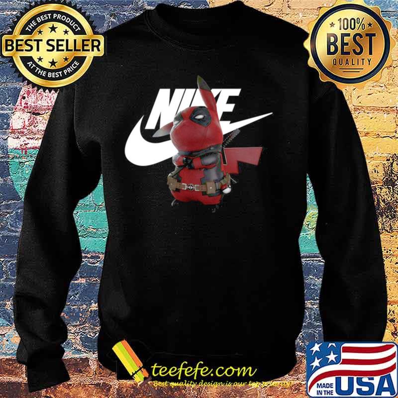 Pikachu And Deadpool Pikapool Nike Sweater Pikachu And Deadpool Pikapool Nike Sweater