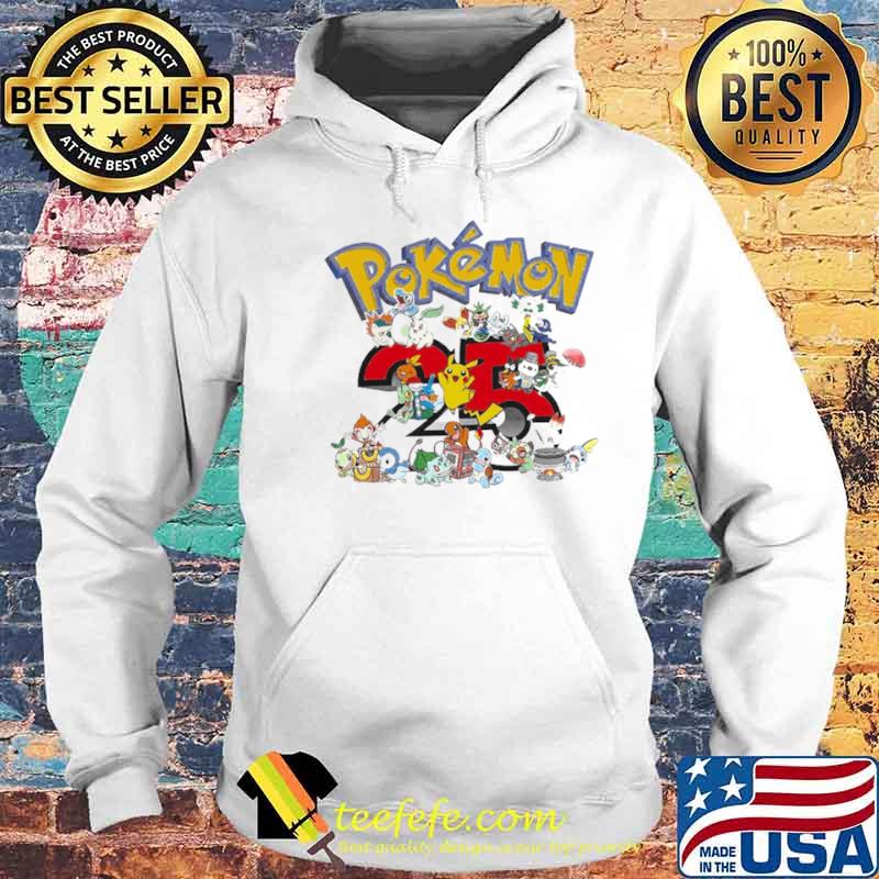 Pokemon 25th Anniversary Hoodie Pokemon 25th Anniversary Hoodie