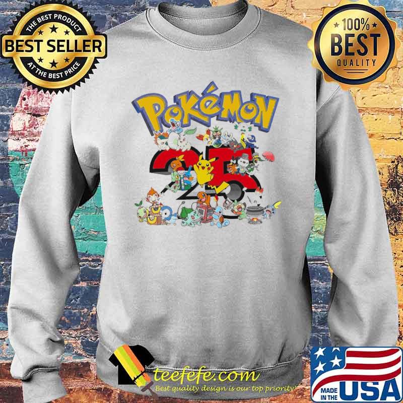 Pokemon 25th Anniversary Sweater Pokemon 25th Anniversary Sweater