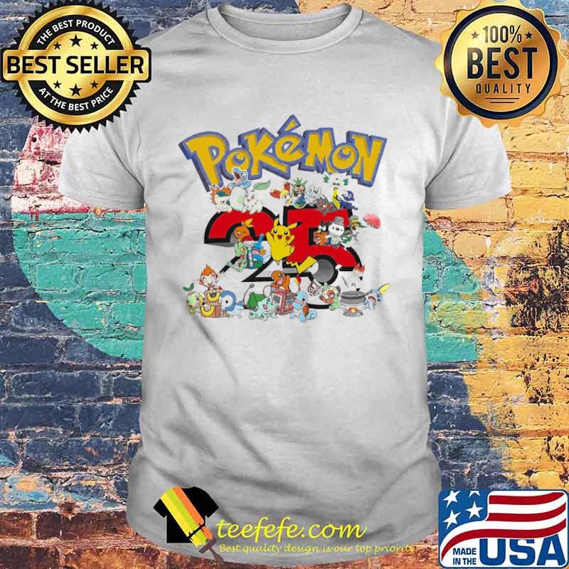 Pokemon 25th Anniversary shirt Pokemon 25th Anniversary shirt