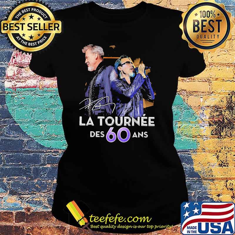 Premium La Tournee Des 60 And Signature Shirt Ladies tee Premium La Tournee Des 60 And Signature Shirt Ladies tee