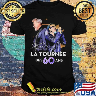 Premium La Tournee Des 60 And Signature Shirt