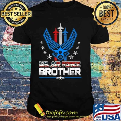Proud Brother Us Air Force American Flag Shirt