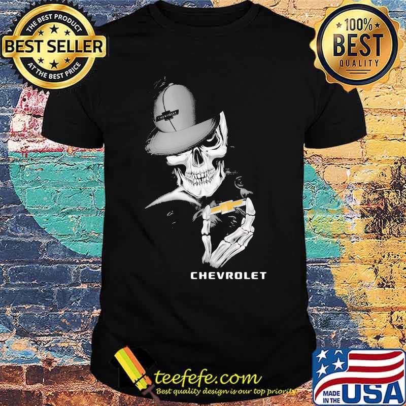 Punisher Skull Logo With Chevrolet Car Shirt Punisher Skull Logo With Chevrolet Car Shirt