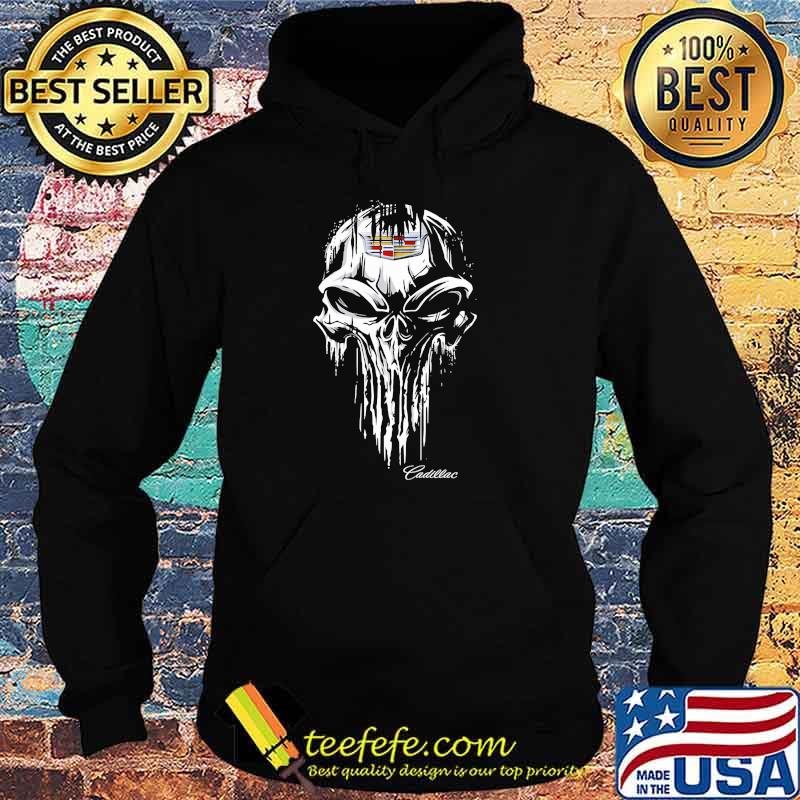 Punisher Skull With Cadillac Car Logo Symbol Shirt Hoodie Punisher Skull With Cadillac Car Logo Symbol Shirt Hoodie