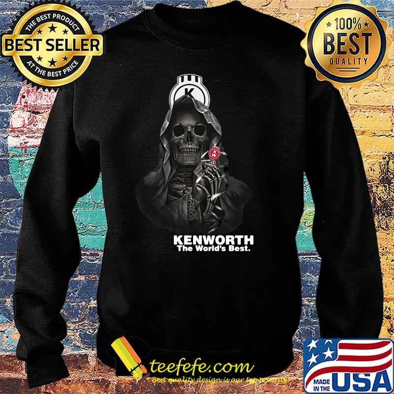 Punisher Skull With Logo Kenworth The World’s Best Shirt Sweater Punisher Skull With Logo Kenworth The World’s Best Shirt Sweater