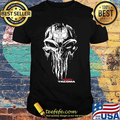 Punisher Skull With Logo Toyota Tacoma Shirt