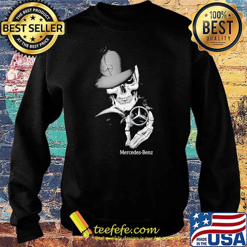 Punisher Skull With Mercedes Benz Car Logo Symbol Shirt Sweater Punisher Skull With Mercedes Benz Car Logo Symbol Shirt Sweater