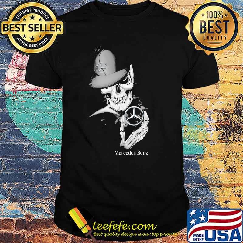 Punisher Skull With Mercedes Benz Car Logo Symbol Shirt