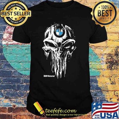 Punisher With Bmw Motorrad Logo Shirt